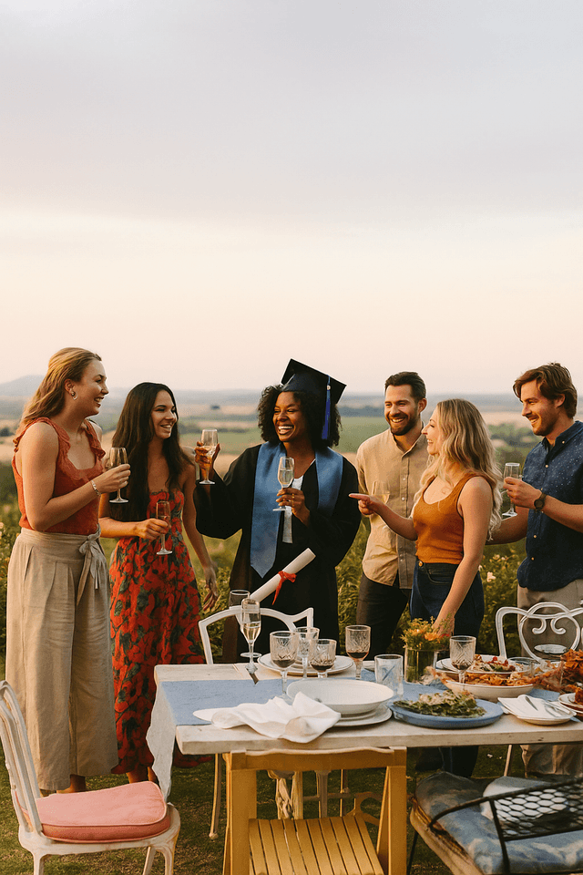 Graduation party celebration